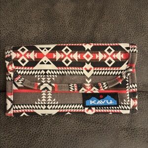 Kavu Trifold Fabric Ladies Wallet 7 - Aztec Print
